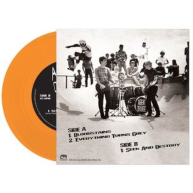 AGENT ORANGE - BLOODSTAINS (ORANGE 7INCH) - 7 inch Vinyl