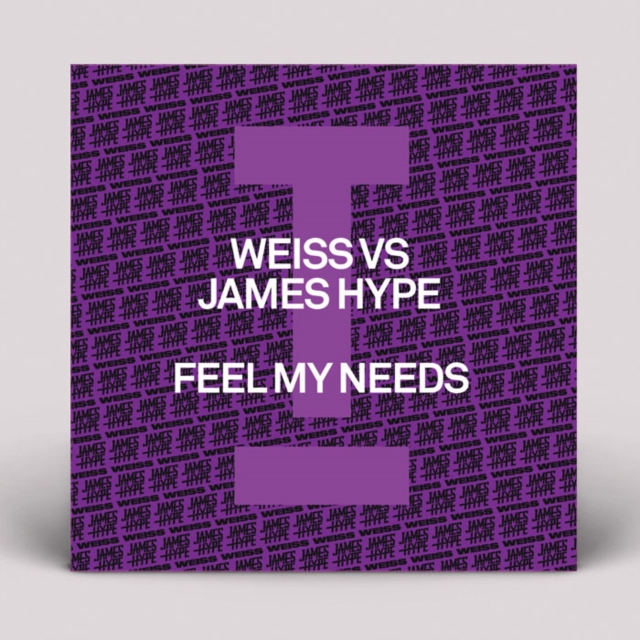 WEISS VS JAMES HYPE - FEEL MY NEEDS (WHITE, PURPLE & BLACK SPLATTER EFFECT VINYL) - 12 Inch vinyl