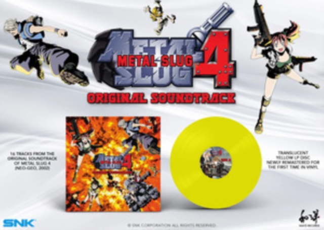 (PRE-ORDER) SNK SOUND TEAM - METAL SLUG 4 OST (YELLOW VINYL) - LP Vinyl
