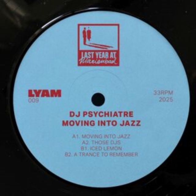 (PRE-ORDER) DJ PSYCHIATRE - MOVING INTO JAZZ - 12 Inch vinyl