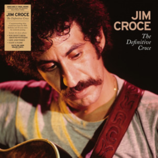 (PRE-ORDER) JIM CROCE - DEFINITIVE CROCE (BONE/SKY BLUE/TANGERINE VINYL/3LP) - LP Vinyl