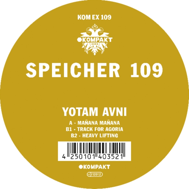 YOTAM AVNI - SPEICHER 109 - 12 Inch vinyl