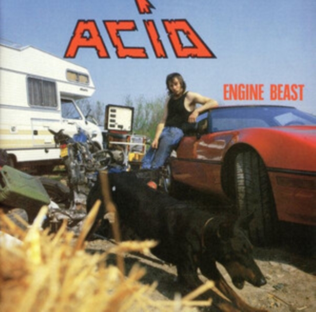 ACID - ENGINE BEAST (RED/LIGHT BLUE VINYL) - LP Vinyl