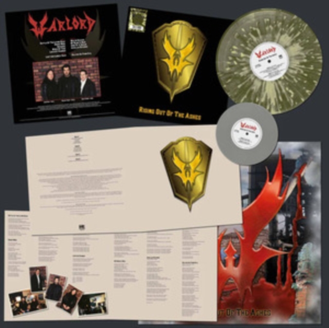 WARLORD - RISING OUT OF THE ASHES (GREEN/YELLOW SPLATTER VINYL) - LP Vinyl