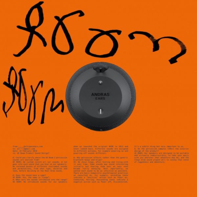 ANDRAS - BOOM BOOM - 12 Inch vinyl