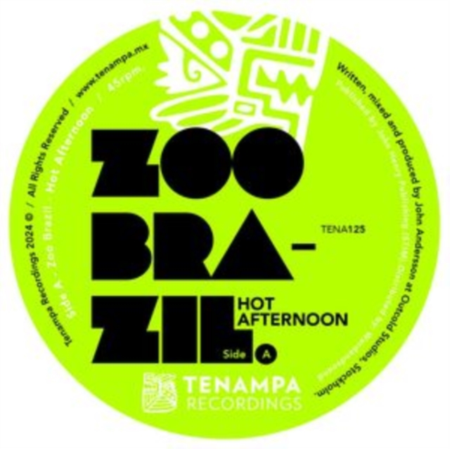 ZOO BRAZIL - HOT AFTERNOON - 12 Inch vinyl