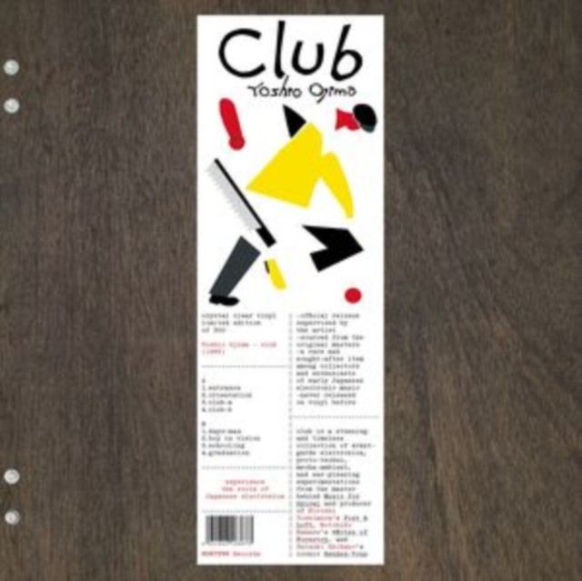 YOSHIO OJIMA - CLUB (CLEAR VINYL) - LP Vinyl