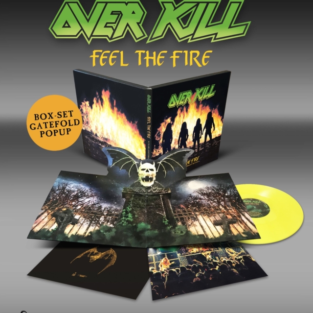 (PRE-ORDER) OVERKILL - FEEL THE FIRE (YELLOW VINYL/POP UP) - LP Vinyl