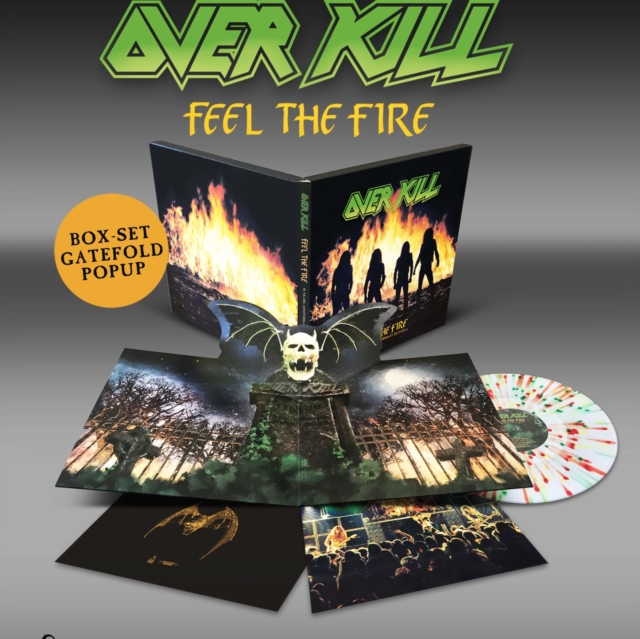 (PRE-ORDER) OVERKILL - FEEL THE FIRE (GREEN VINYL/POP UP BOOKLET) - LP Vinyl