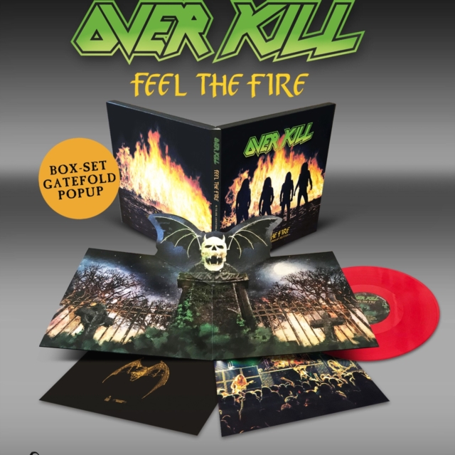 (PRE-ORDER) OVERKILL - FEEL THE FIRE (RED VINYL/POP UP) - LP Vinyl