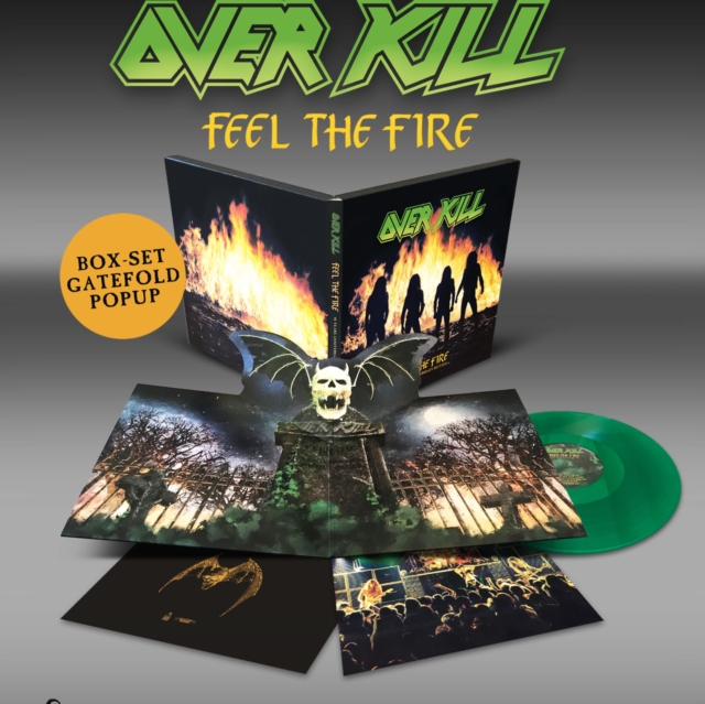 (PRE-ORDER) OVERKILL - FEEL THE FIRE (GREEN VINYL/POP UP) - LP Vinyl