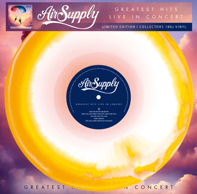 4260494437430.jpg AIR SUPPLY - GREATEST HITS LIVE IN CONCERT (COLOUR IN COLOUR VINYL) - LP Vinyl