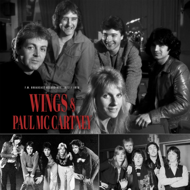 WINGS & PAUL MCCARTNEY - RADIO BROADCAST (CLEAR VINYL) - LP Vinyl
