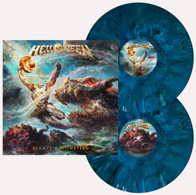 (PRE-ORDER) HELLOWEEN - GIANTS & MONSTERS (DEEP OCEAN BLUE MARBLED VINYL/2LP/ETCHING D-SI - LP Vinyl