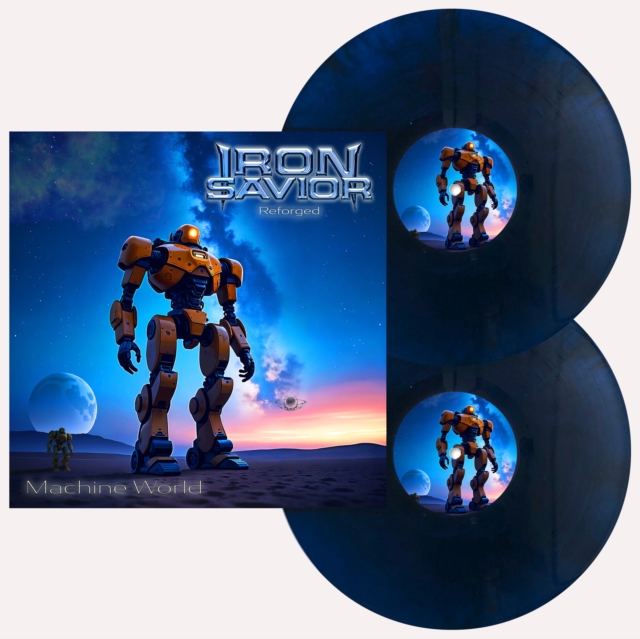 (PRE-ORDER) IRON SAVIOR - REFORGED - MACHINE WORLD (2LP/STARBREAKER BLUE) - LP Vinyl