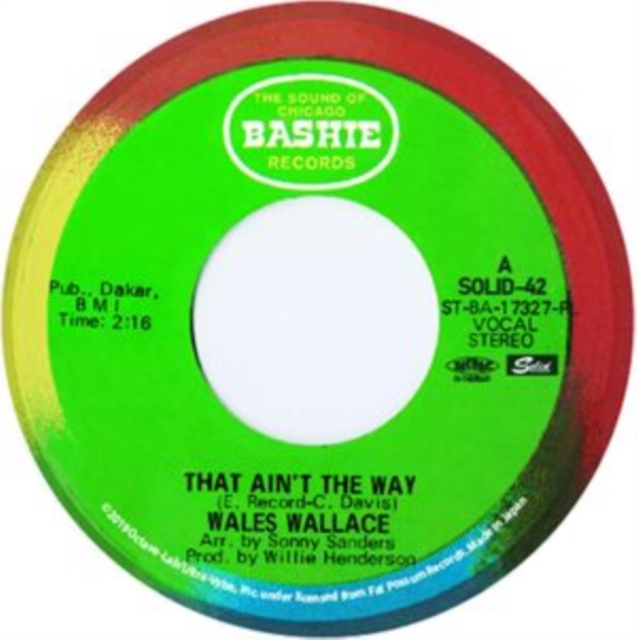 4526180477990.jpg WALES; JOHNNY HOWARD WALLACE - THAT AIN´T THE WAY / THE CHASE IS ON - 7 inch Vinyl