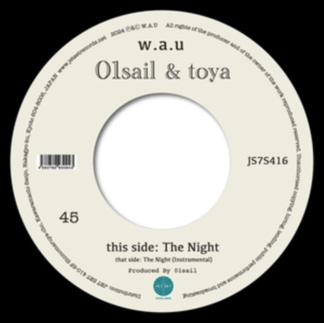 01SAIL & TOYA - NIGHT - 7 inch Vinyl