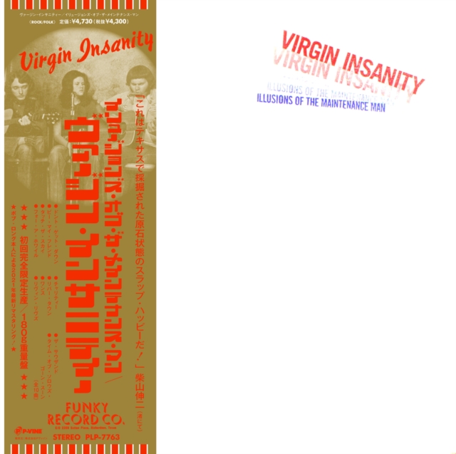 VIRGIN INSANITY - ILLUSION OF THE MAINTENANCE MAN (180G) - LP Vinyl