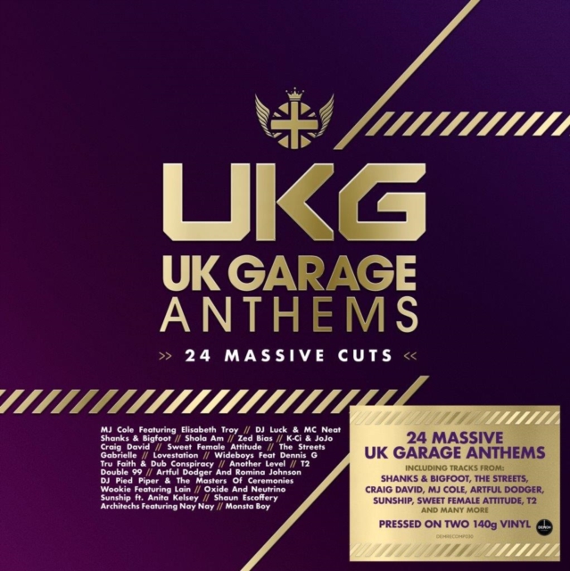 VARIOUS ARTISTS - UK GARAGE ANTHEMS (140G/2LP) - LP Vinyl
