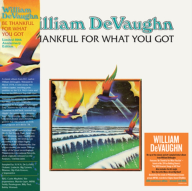 WILLIAM DEVAUGHN - BE THANKFUL FOR WHAT YOU GOT - LP Vinyl