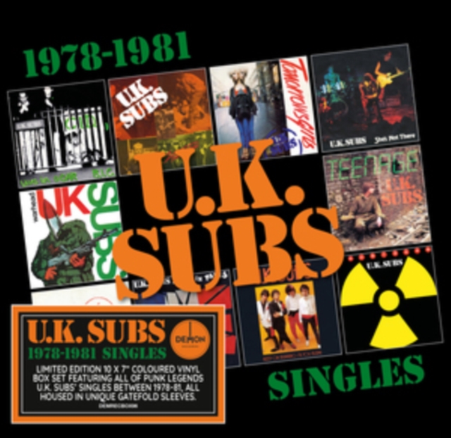 (PRE-ORDER) UK SUBS - 1978-1981 SINGLES (COLOURED VINYL/10-7 INCH) - 7 inch Vinyl