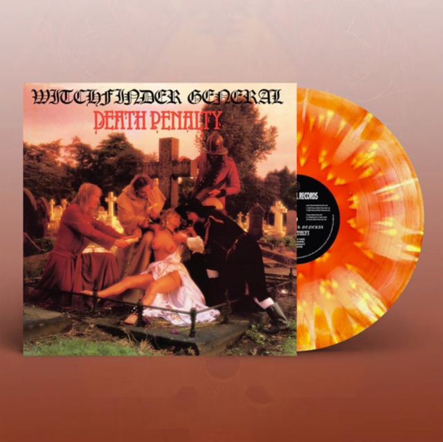 WITCHFINDER GENERAL - DEATH PENALTY (ORANGE W/ YELLOW SPLATTER VINYL) - LP Vinyl
