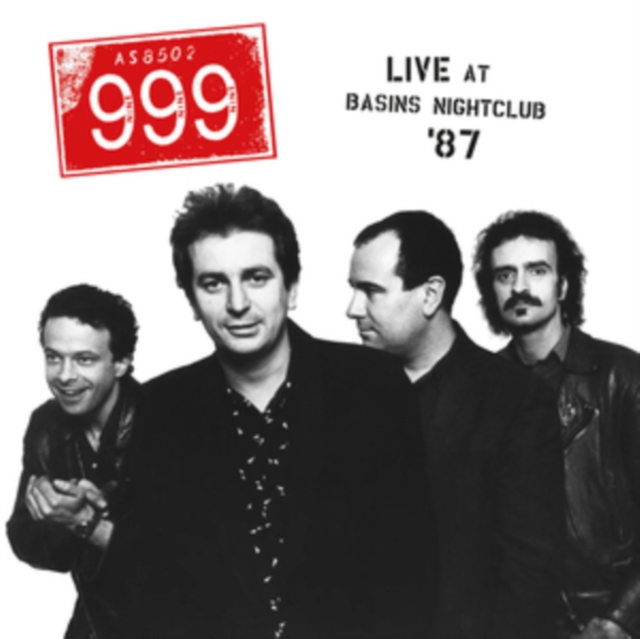 (PRE-ORDER) 999 - LIVE AT THE BASINS NIGHTCLUB '87 - LP Vinyl