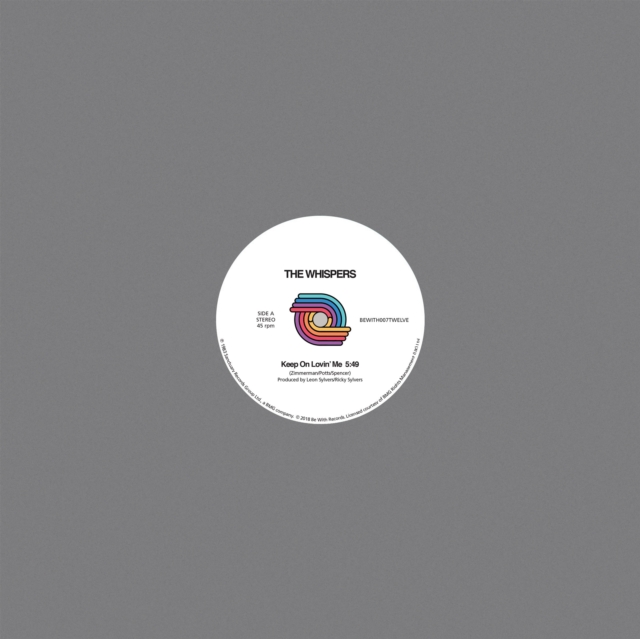 WHISPERS - KEEP ON LOVIN' ME / TURN ME OUT - 12 Inch vinyl