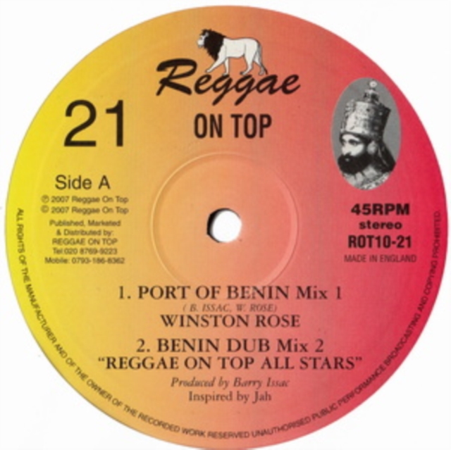 WINSTON ROSE - PORT OF BENIN - 12 Inch vinyl