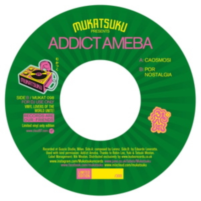 5050580842106.jpg ADDICT AMEBA - CAOSMOSI / POR NOSTALGIA - LP Vinyl