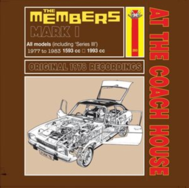 (PRE-ORDER) MEMBERS - AT THE COACH HOUSE - ORIGINAL STUDIO TAPES (COLORED VINYL) - LP Vinyl