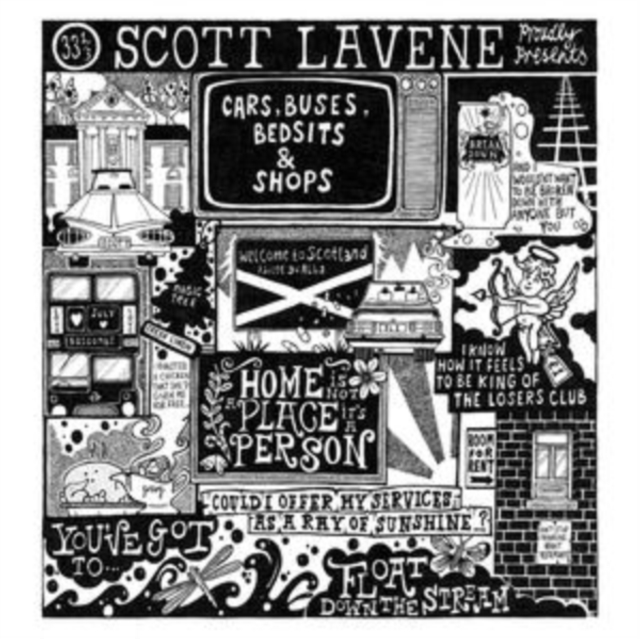 (PRE-ORDER) SCOTT LAVENE - CARS, BUSES, BEDSITS & SHOPS - LP Vinyl