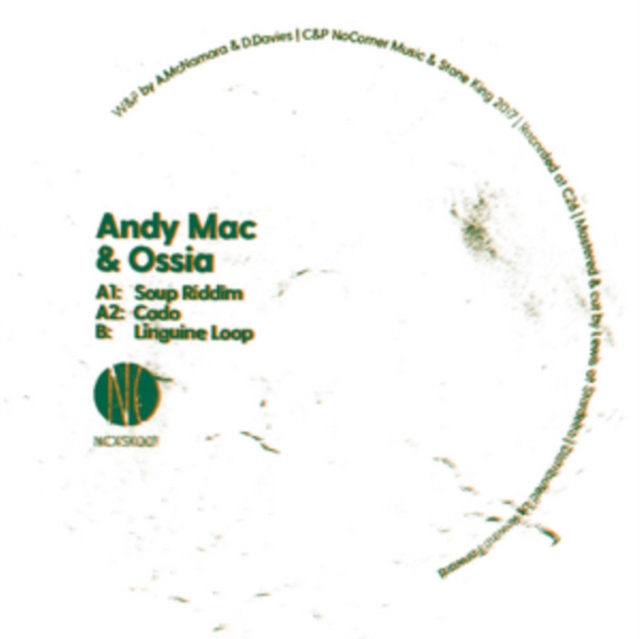 ANDY & OSSIA MAC - SOUP RIDDIM/CADO/LINGUINE LOOP - 12 Inch vinyl