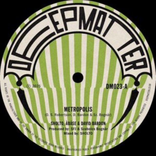 ABASE / BARDON SHOLTO DAVID - METROPOLIS / THE RIGHT ORCHID - 7 inch Vinyl