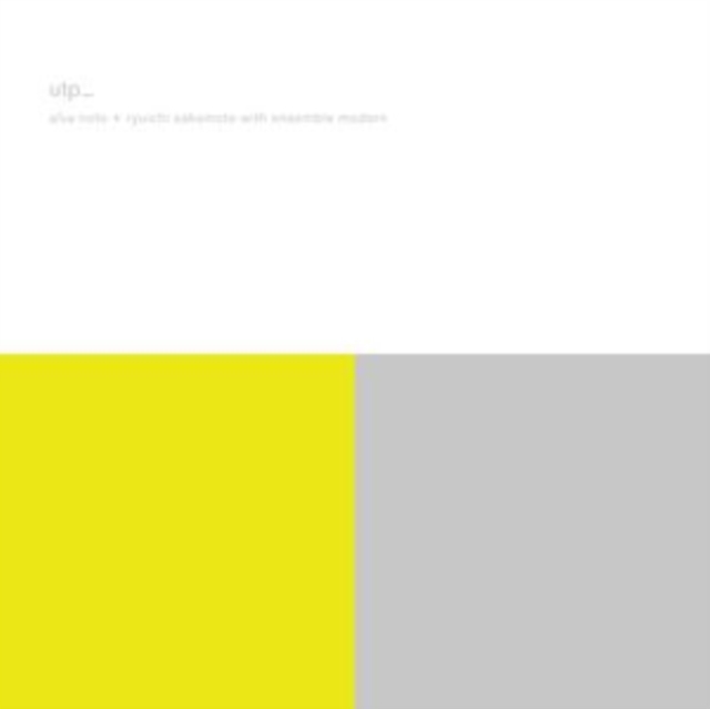 ALVA & RYUICHI SAKAMOTO NOTO - UTP (REMASTER) (2LP) - LP Vinyl