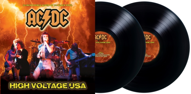 AC/DC - HIGH VOLTAGE USA (JET BLACK VINYL) - 10 Inch Vinyl