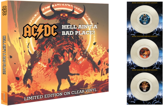 AC/DC - HELL AINT A BAD PLACE! (CLEAR VINYL) - LP Vinyl