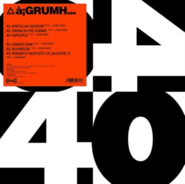A;GRUMH - PIAS 40 - 12 Inch vinyl