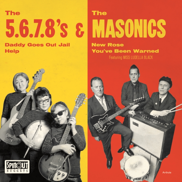 5.6.7.8'S & THE MASONICS - JAPAN TOUR EP - 7 inch Vinyl