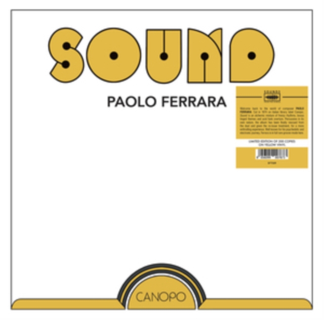 (PRE-ORDER) PAOLO FERRARA - SOUND (YELLOW VINYL) - LP Vinyl