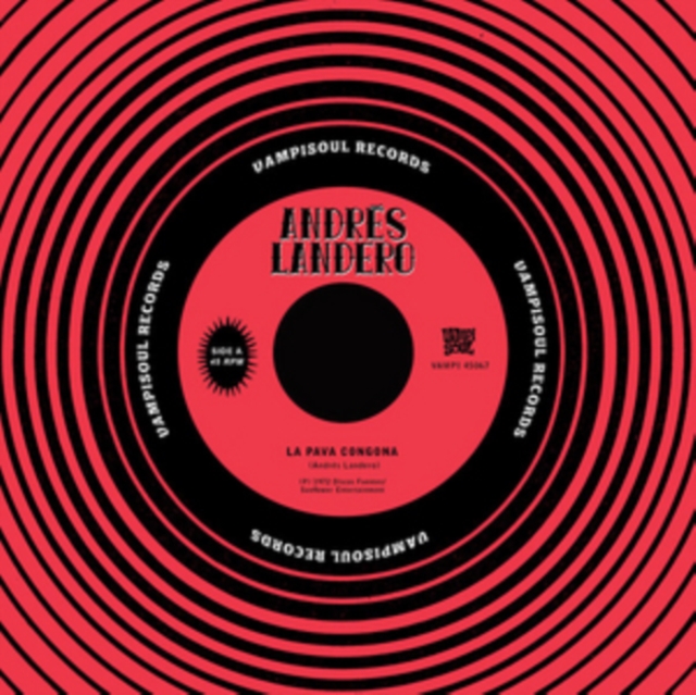 ANDRES LANDERO - LA PAVA CONGONA / LA PAVA CONGONA (SENOR SABOR REMIX) - 7 inch Vinyl