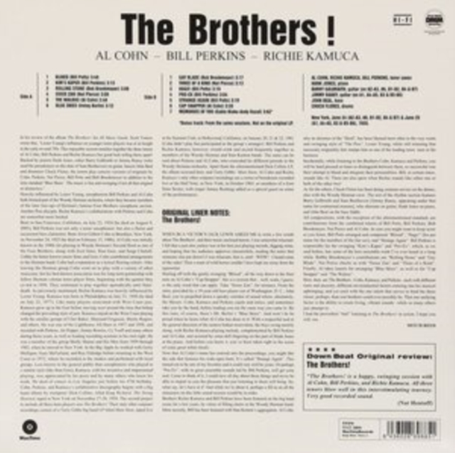 8436028698851-2.jpg AL / PERKINS COHN BILL / KAMUCA RICHIE - BROTHERS - LP Vinyl