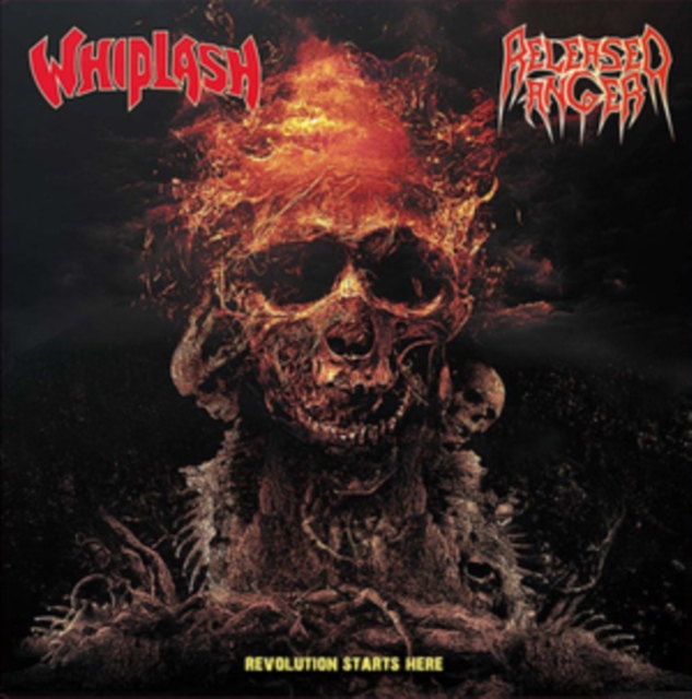 WHIPLASH/RELEASED ANGER - SPLIT - 7 inch Vinyl