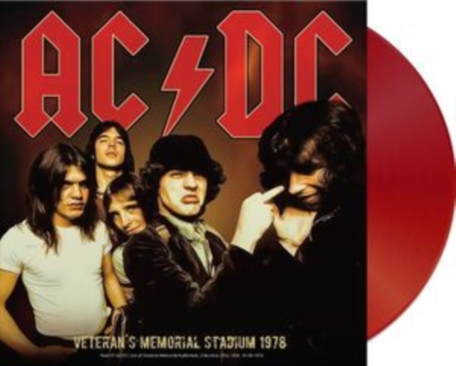 AC/DC - VETERANS MEMORIAL STADIUM 1978 (RED VINYL) - LP Vinyl