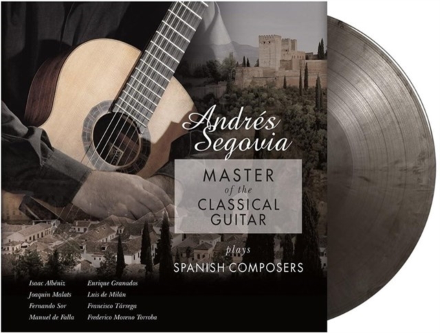 ANDRES SEGOVIA - MASTER OF THE CLASSICAL GUITAR (SOLID SILVER & BLACK VINYL) - LP Vinyl
