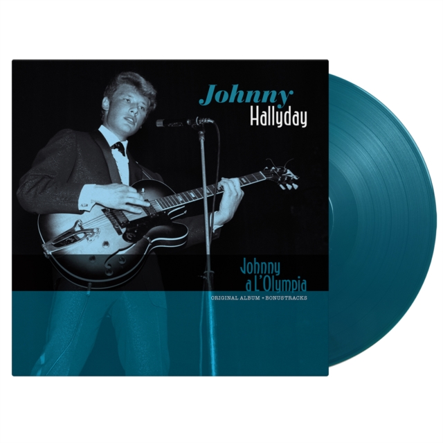 (PRE-ORDER) JOHNNY HALLYDAY - JOHNNY A L'OLYMPIA (180G/SOLID AQUAMARINE VINYL) - LP Vinyl