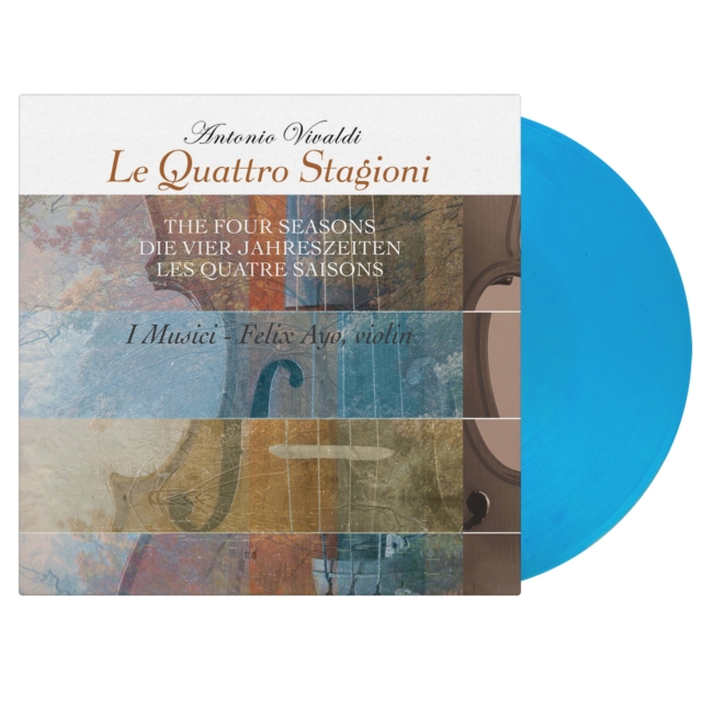 (PRE-ORDER) ANTONIO VIVALDI - LE QUATTRO STAGIONI (1480G/CRYSTAL CLEAR & SOLID BLUE VINYL) - LP Vinyl