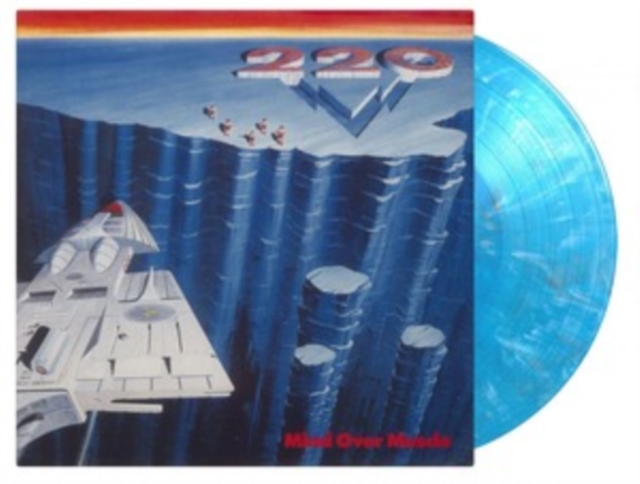 220 VOLT - MIND OVER MUSCLE (1480G/BLUE, WHITE & BLACK MARBLED VINYL) - LP Vinyl