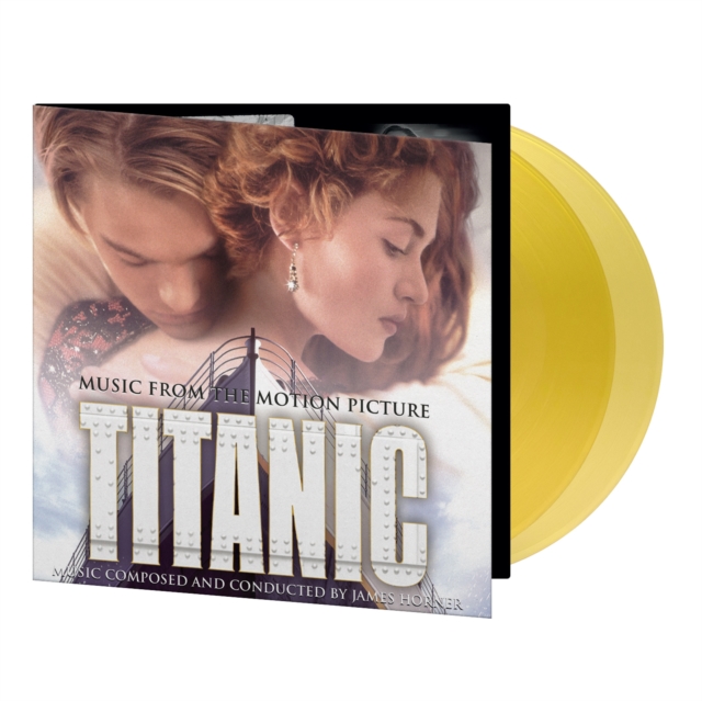 (PRE-ORDER) JAMES FEAT. CELINE DION HORNER - TITANIC (2LP/TRANSPARENT YELLOW VINYL/180G/NUMBERED) - LP Vinyl