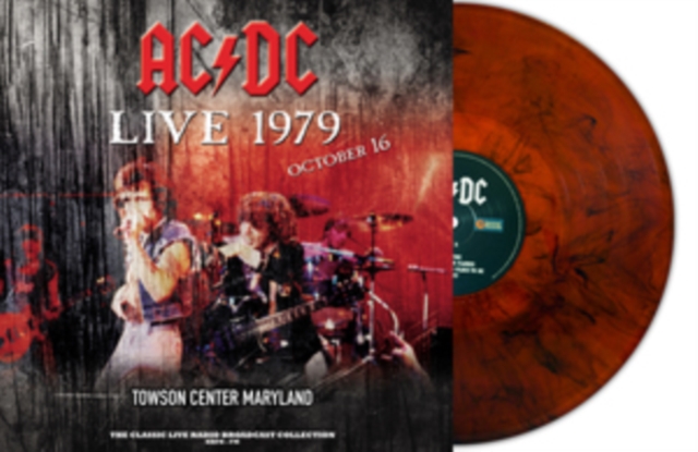 AC/DC - LIVE 1979 AT TOWSON CENTER (RED MARBLE VINYL) - LP Vinyl